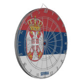 「セルビア・ストライク！」 愛国的な ダーツボード (正面左)