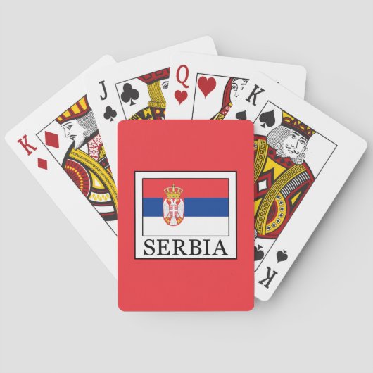 セルビア トランプ (裏面)
