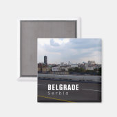 セルビア・ドラマチック・ベオグラード マグネット (正面/裏面)