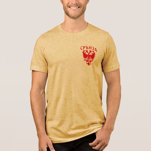 セルビア ネマニッチ朝Tシャツ トライブレンドTシャツ (正面)