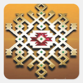 セルビア・バルカンのステッカー・ピロット スクエアシール