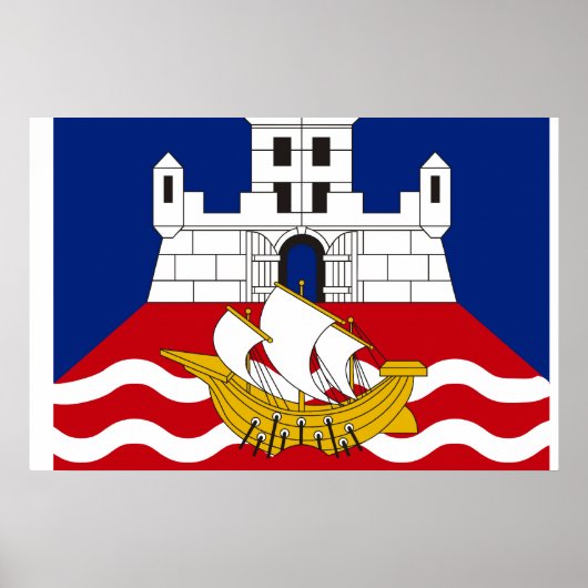 セルビア・ベオグラード ポスター (正面)