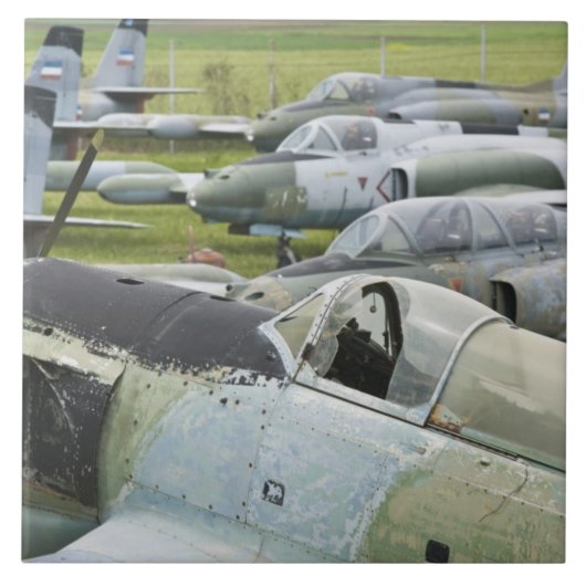 セルビア、ベオグラード。ユーゴスラビア航空博物館 タイル (正面)