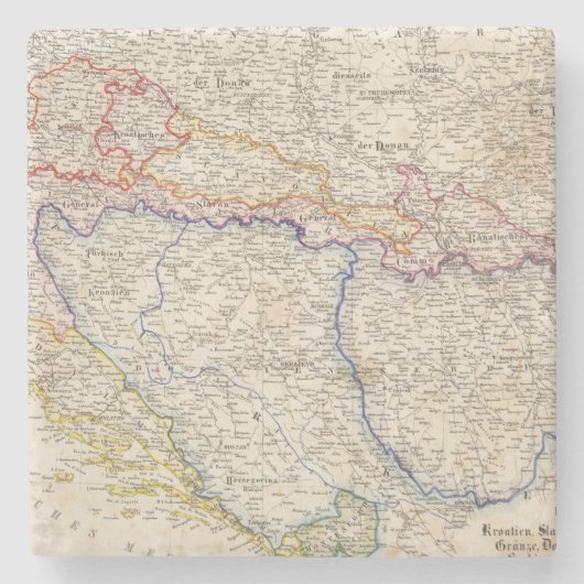 セルビア、ボスニア ストーンコースター (正面)