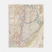 セルビア、ボスニア フリースブランケット (正面)