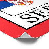 セルビア ポスター (角)