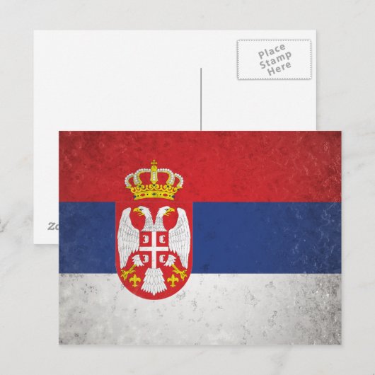 セルビア ポストカード (正面/裏面)