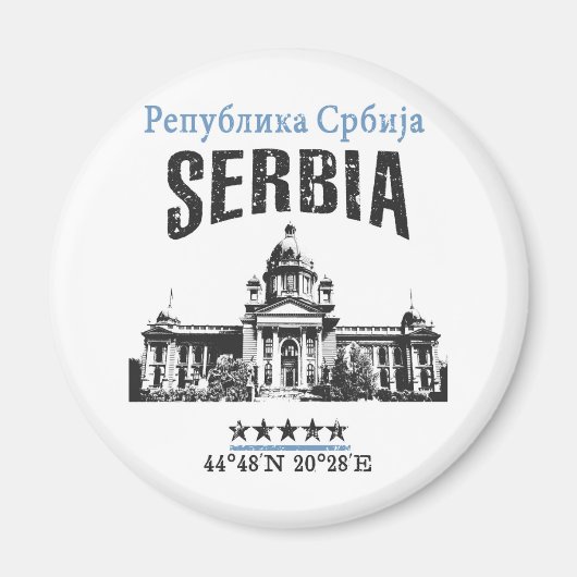 セルビア マグネット (正面)