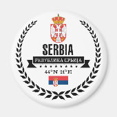セルビア マグネット (正面)