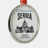 セルビア メタルオーナメント (右)