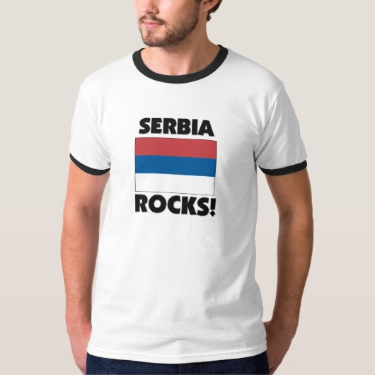 セルビア・ロックス Tシャツ (正面)