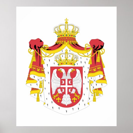 セルビアCOA ポスター (正面)