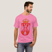 セルビアCoat of Arms Tシャツ (正面フル)