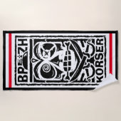 セルビエットデプラージティキブレイジコルザー ビーチタオル (正面)