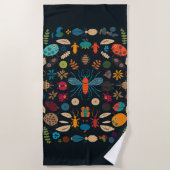 セルビエットデプラージュ ビーチタオル (正面)