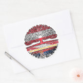 セルビエンセルビッシュオステリーヒッシュオステリーイクバウム ラウンドシール (封筒)