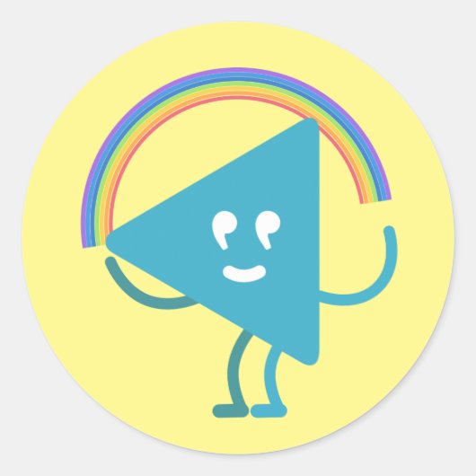 セルビーレインボー ラウンドシール (正面)