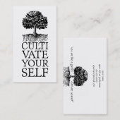 セルフを育む プロフィールカード 名刺 (正面/裏面)