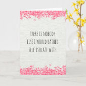 セルフアイソレート想い出ミス カード (黄色い花)