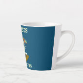 セルフィーおもしろいIハート愛サイエンス生物学 カフェラテマグ (右)