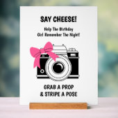 セルフィーのアクリルの8つのサインに滑ろう アクリルサイン (ニュートラル)