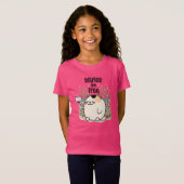 セルフィーは無料 女子 Tシャツ (正面フル)