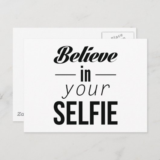 セルフィーを信じて ポストカード (正面/裏面)