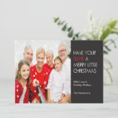 セルフィークリスマスカード シーズンカード (スタンド正面)