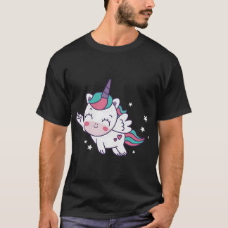 セルフィー棒を持つ金魚 Tシャツ