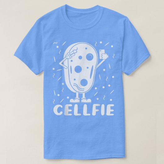 セルフィー科学科学者 Tシャツ (デザイン正面)