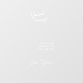 セルフィー鏡 |の結婚ウェルカムサインデカール ウィンドウサイン (シート)