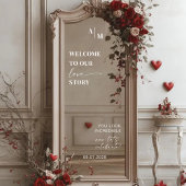 セルフィー鏡 |の結婚ウェルカムサインデカール ウィンドウサイン