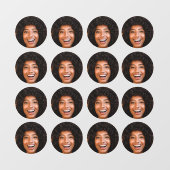 セルフィー |お使いの顔フォトおもしろいバチェロレッテ ウィンドウサイン (シート)