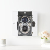 セルフィ スクエア壁時計 (ホーム)