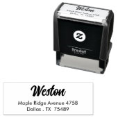 セルフインキング住所スタンプ　ミニマルモダンスタイル セルフインキングスタンプ (インサイチュ)