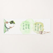 セルフウォーターカラーヨガマットの旅 ヨガマット (正面(横))