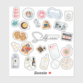 セルフエステ気にィライフスタイル箇条書きジャーナル シール (シート)