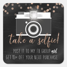 セルフカスタマーロイヤルティステッカーブラックペイントを使用