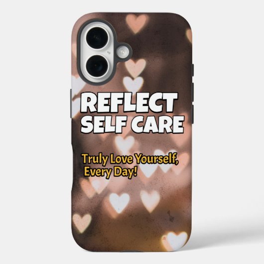 セルフケアをテーマにしたスマホケース Case-Mate iPhoneケース (裏面)