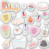 セルフケア 私の時間 くつろぎ リラックス ブレットジャーナル シール (正面)