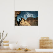 セルフコミットメン感動的トポスタープリント ポスター (キッチン)