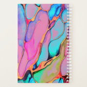 セルフゴールやる気を起こさせる引用文水色インクデザイン プランナー手帳 (裏面)