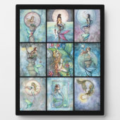 セルフスタンドマーメイド写真9人魚インワン フォトプラーク (正面)