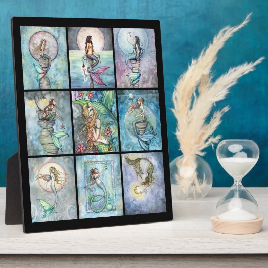 セルフスタンドマーメイド写真9人魚インワン フォトプラーク (側面)