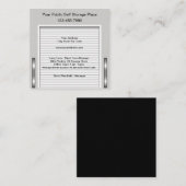 セルフストレージおよび移動サービスの名刺 スクエア名刺 (正面/裏面)