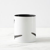 セルフタッピングブラックスクリュービルダ建築 マグカップ (中央)