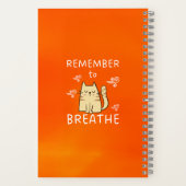 セルフチ気にップ – 忘れずに呼吸 ノートブック (裏面)