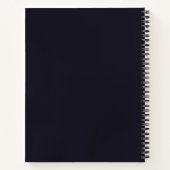セルフデザイン スチームパンク風 天体蝶々 ノートブック (裏面)