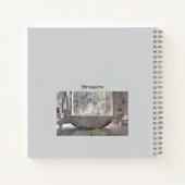 セルフバスタブ気にブバブル個人用グレージャーナル ノートブック (裏面)