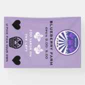 セルフピックブルーベリー農園プロモーション 横断幕 (横)